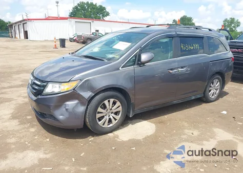 2016 Honda Odyssey Se из США, поврежденный, VIN 5FNRL5H39GB058744